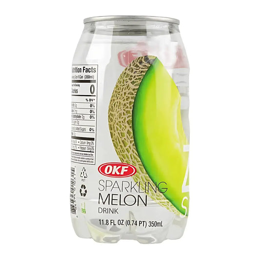 OKF Sparkling Melon Flavour 350ml/ OKF Sparkling Melon Flavor 350ml - Oishii Asian Mart