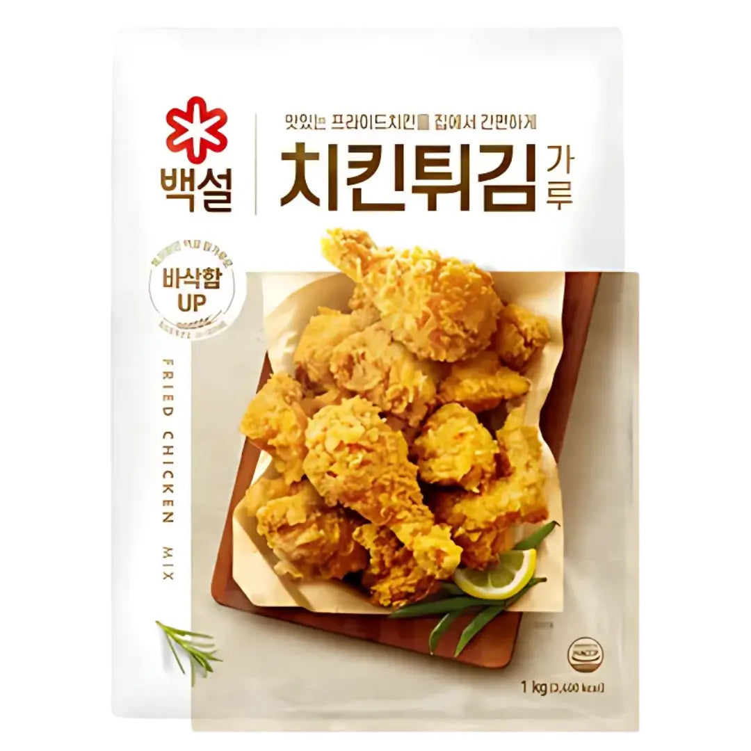CJ BEKSUL Deep-frying Mix for Chicken 1kg/ CJ BEKSUL Panēšanas maisījums vistas dziļajai cepšanai 1kg - Oishii Asian Mart