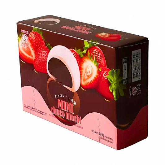Tokimeki Mini Choco Mochi Strawberry 180g/ TOKIMEKI Mini Šoko Moči Zemeņu 180g - Oishii Asian Mart