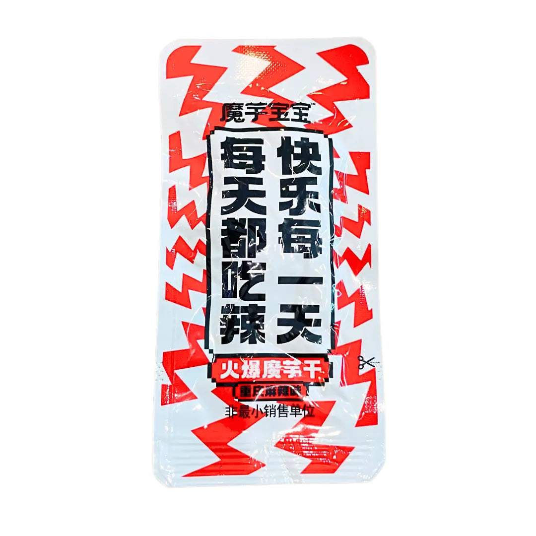 Konjac based snacks strips (1 individual)/ Konjaka uzkodu strēmeles (1 individuālā porcija) Oishii Asian Mart