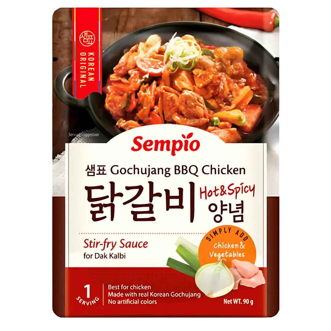SEMPIO Gochujang BBQ Chicken&Vegetables 90g/ SEMPIO Gochujang BBQ Vistas Gaļa un Dārzeņi 90g