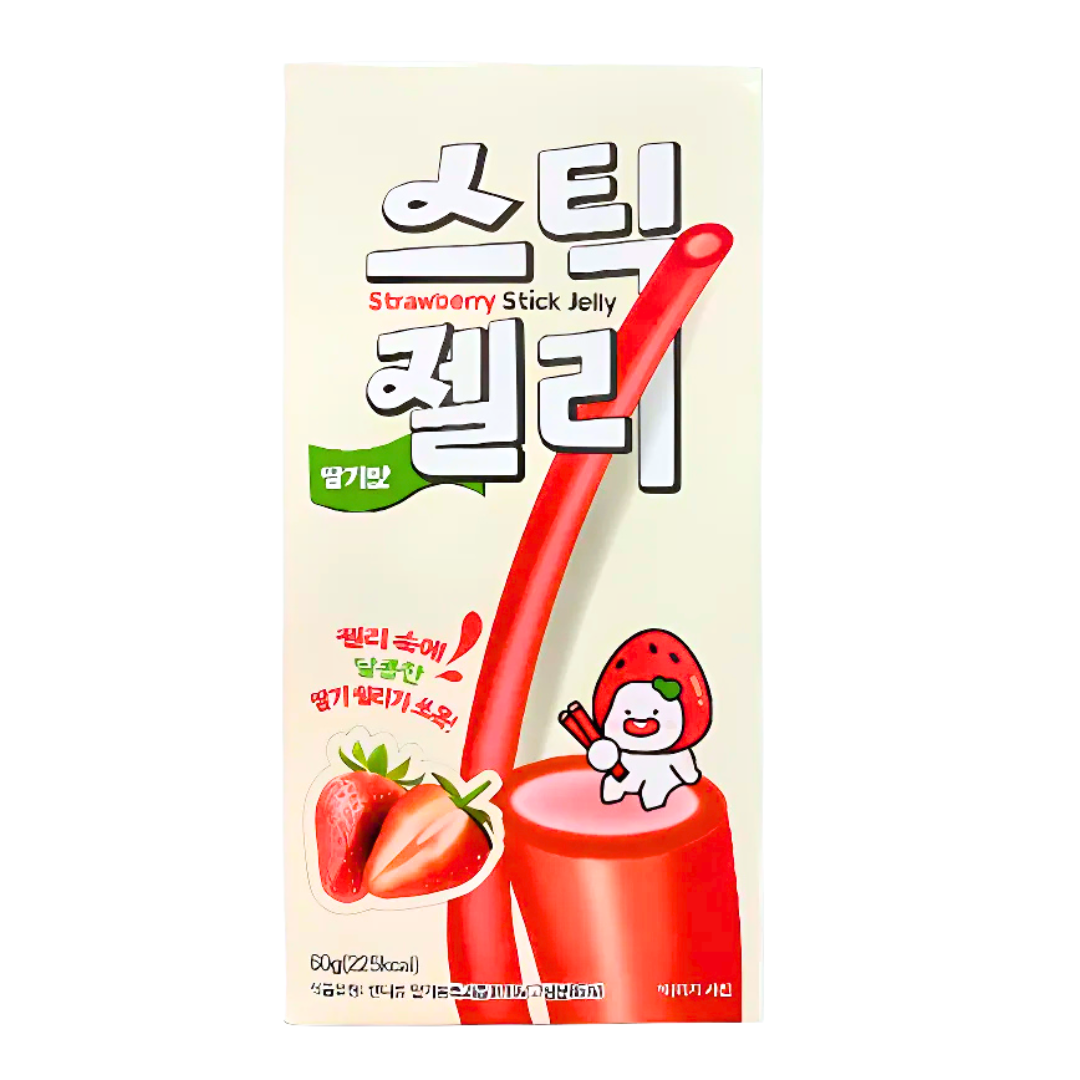 KunYoung Candy Stick Strawberry 60g/ KunYoung Konfekšu nūjiņa zemeņu 60g - Oishii Asian Mart