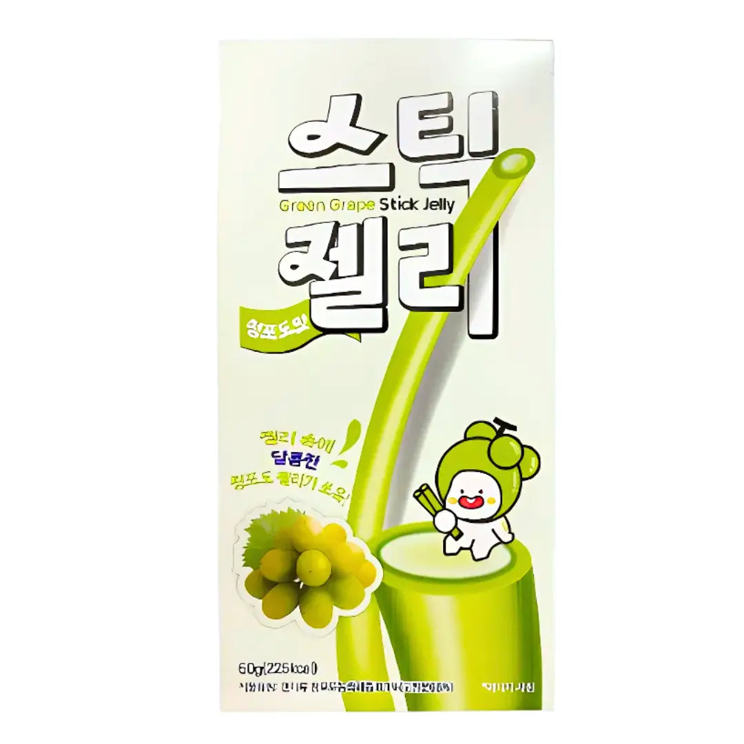 KunYoung Candy Stick Green 60g/ KunYoung Konfekšu nūjiņa zaļa 60g - Oishii Asian Mart