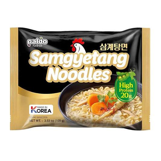 PALDO Samgyetang Noodles Ginseng Chicken Flavour 100g/ PALDO Samgyetang Nūdeles Žeņšeņa un Vistas Garša 100g - Oishii Asian Mart