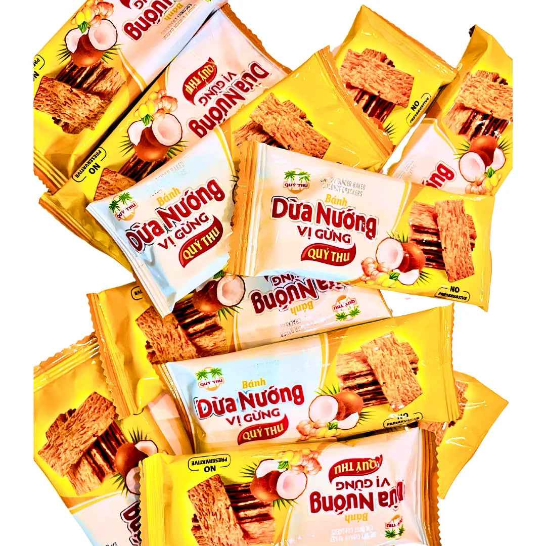 Coconut Cracker Ginger Flavour/ Kokosriekstu Krekeri ar Ingvera Garšu