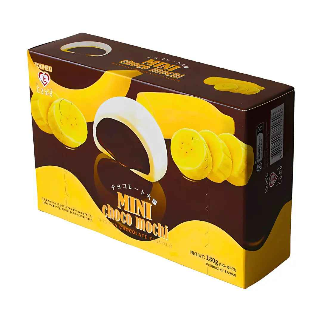 Tokimeki Choco Banana Mochi 180g/ TOKIMEKI Banānu-Šokolādes Moči 180g
