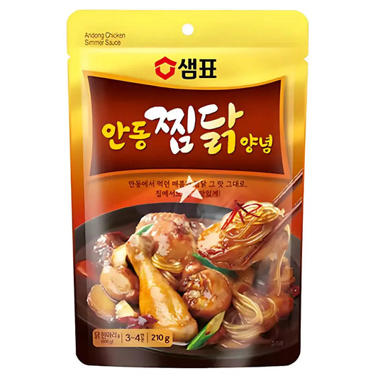 Sempio Korean Andong Chicken Simmer Sauce 210g/ Sempio Korejiešu Andong Vistas Sautējuma Mērce 210g - Oishii Asian Mart