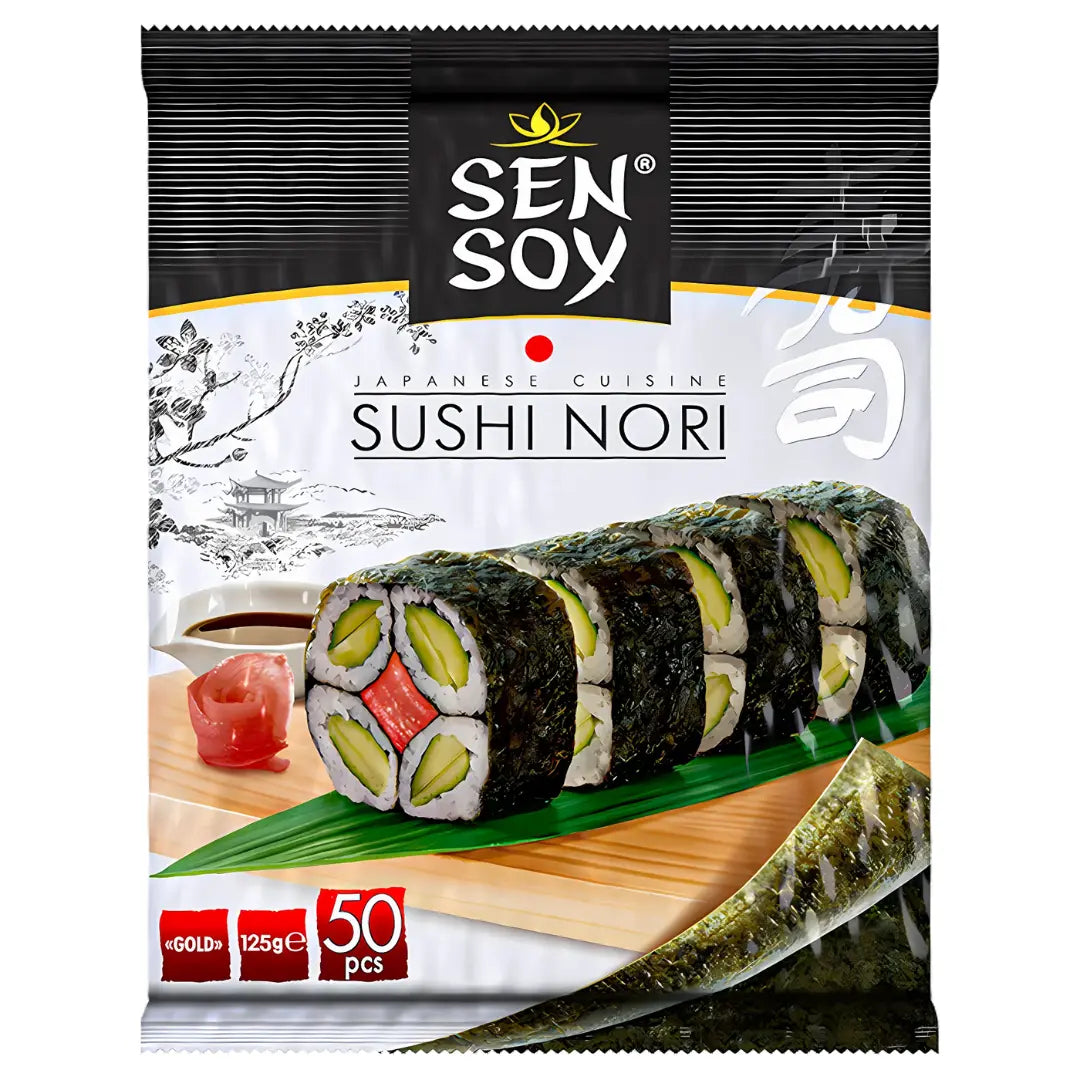 SENSOY Sushi Nori 50 sheets/SENSOY Suši Nori 50 loksnes - Oishii Asian Mart