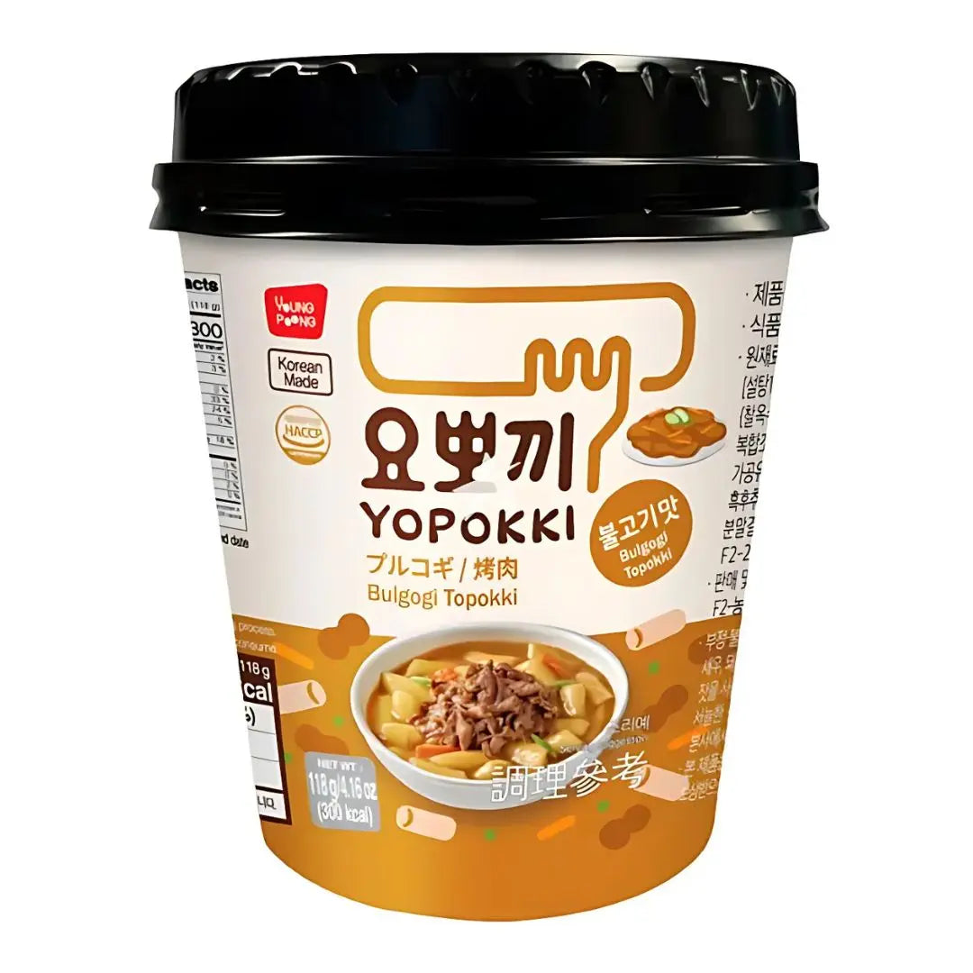 YOPOKKI Bulgogi Rice Cake 118g/ YOPOKKI bulgogi rīsu kūka 118g - Oishii Asian Mart