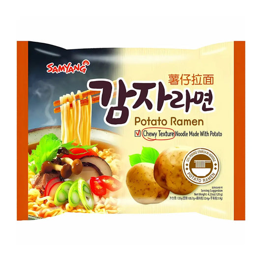 Samyang Potato Ramen 120g/ Samyang kartupeļu ramen, 120 g - Oishii Asian Mart