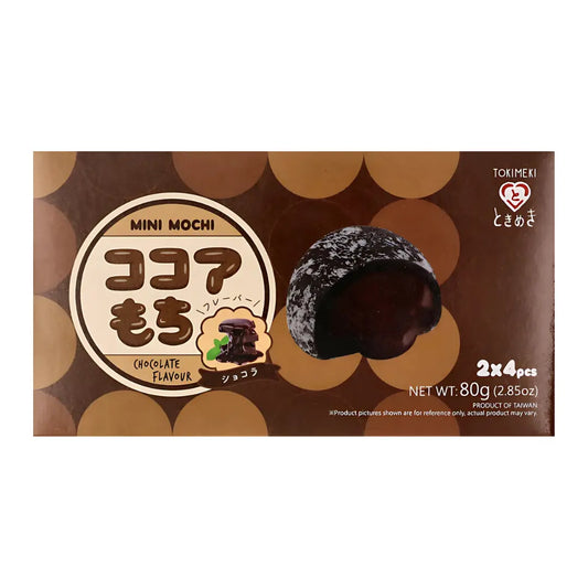 TOKIMEKI Mini Mochi Chocolate Flavour/ TOKIMEKI Mini Mochi ar Šokolādes garšu - Oishii Asian Mart