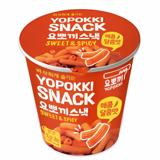 Yopokki Snack - Sweet & Spicy 50g/ Yopokki Uzkoda - Saldā un pikantā 50g - Oishii Asian Mart