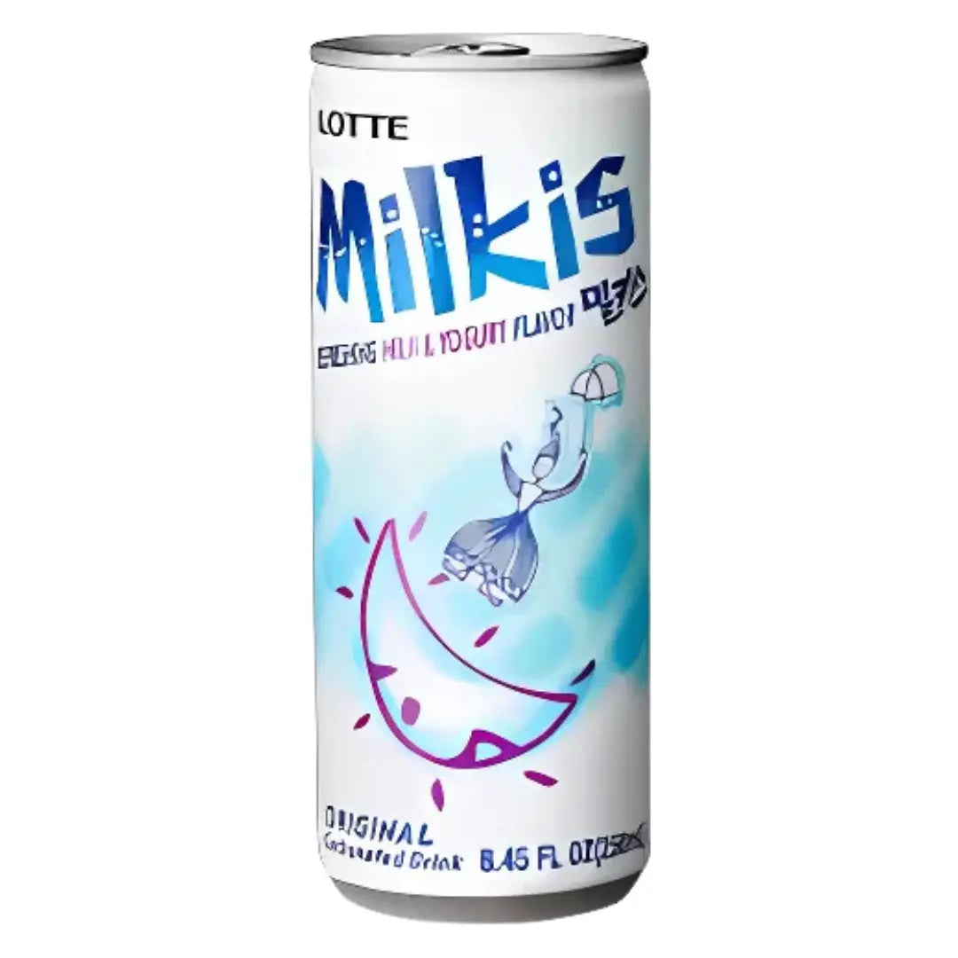 MILKIS Korean Yogurt Cream Soda 250ml/ MILKIS Korejiešu jogurta krēmīgā limonāde 250ml - Oishii Asian Mart