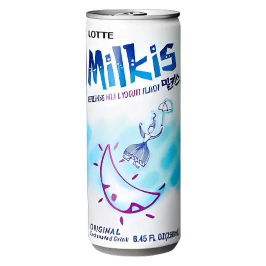 MILKIS Korean Yogurt Cream Soda 250ml/ MILKIS Korejiešu jogurta krēmīgā limonāde 250ml - Oishii Asian Mart