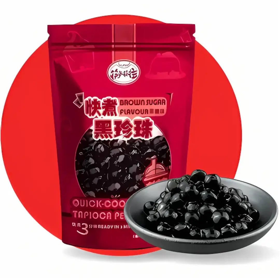 KLKW Quick-Cook Tapioca Brown Sugar/ KLKW ātri pagatavojama tapioka ar brūno cukuru - Oishii Asian Mart