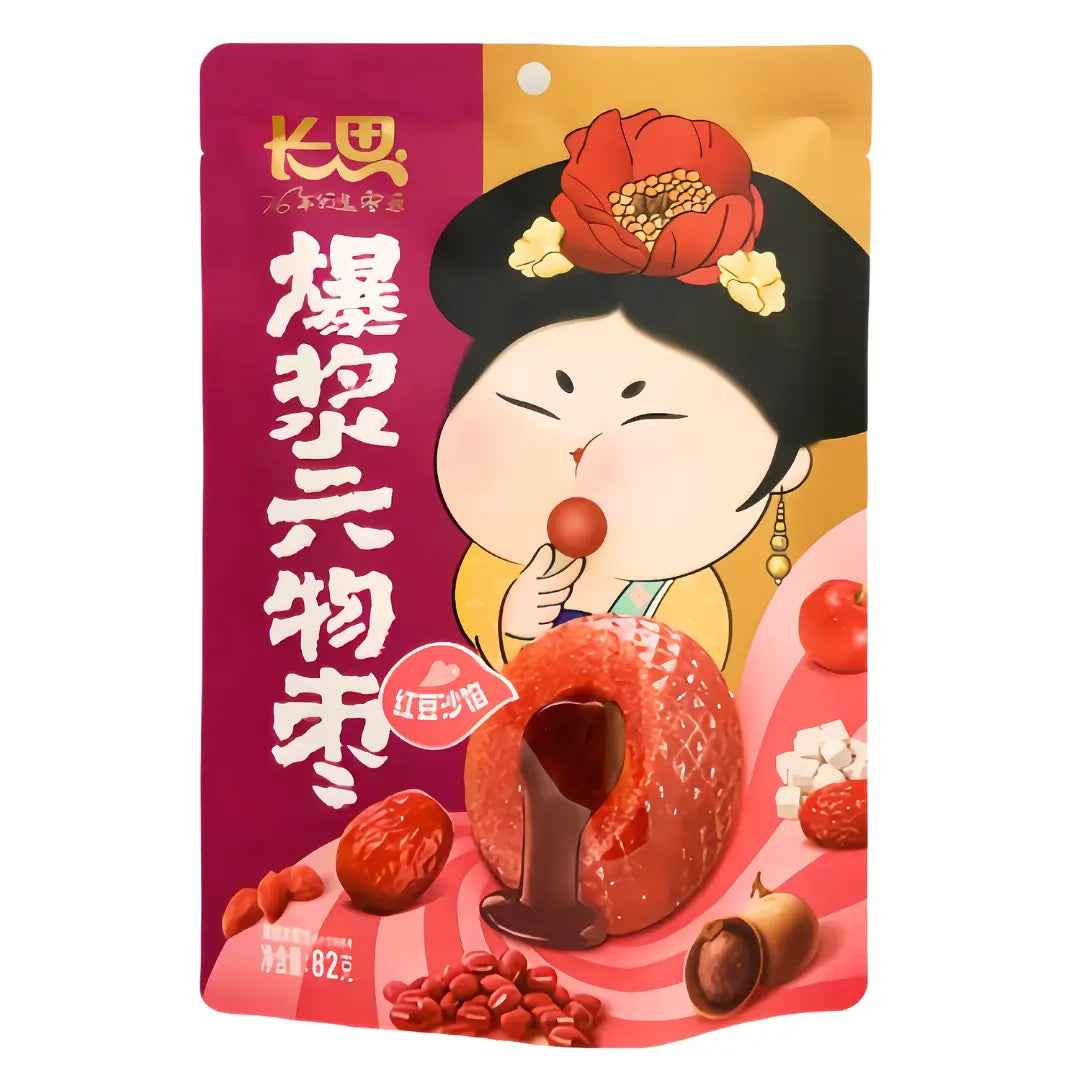 AOSAI Popping Jujube with Red Bean Filling/ AOSAI popping jujube ar sarkano pupiņu pildījumu