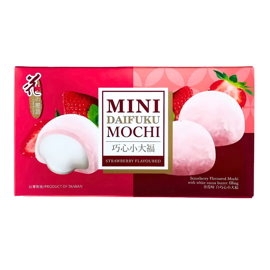 LL Mini Mochi - Strawberry 80g/ LL Mini Mochi - Zemeņu garša 80g - Oishii Asian Mart