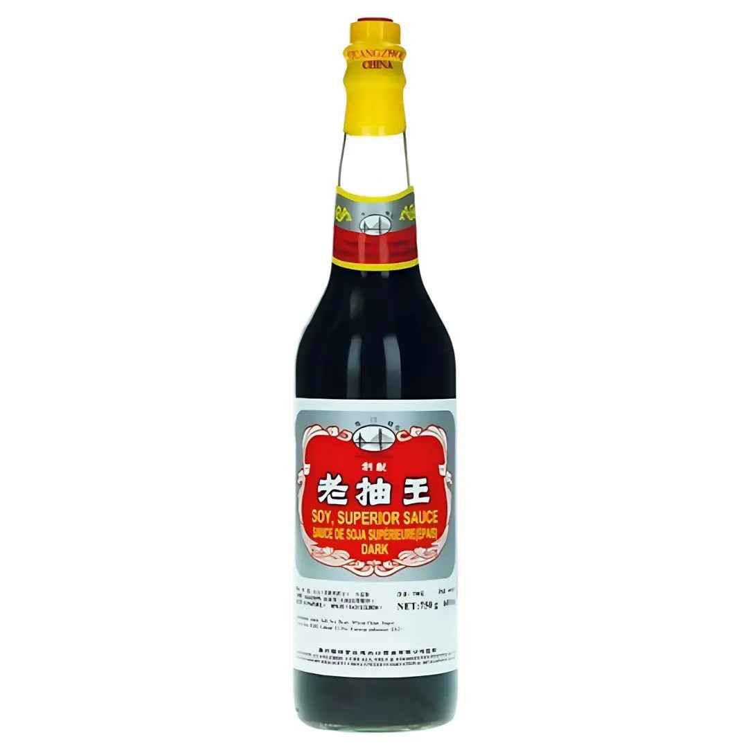 HAIYIN BRIDGE Superior Dark Soy Sauce 600ml/ HAIYIN BRIDGE augstākās kvalitātes tumšā sojas mērce 600ml