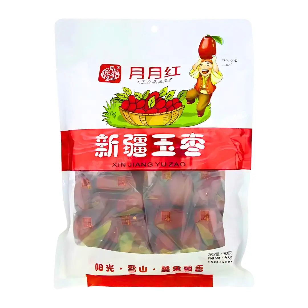 YYH Dried Xinjiang Jujube Dates 500g/ YYH kaltēti Siņdzjanas hurmas augļi 500 g (ĶĪNA) YYH