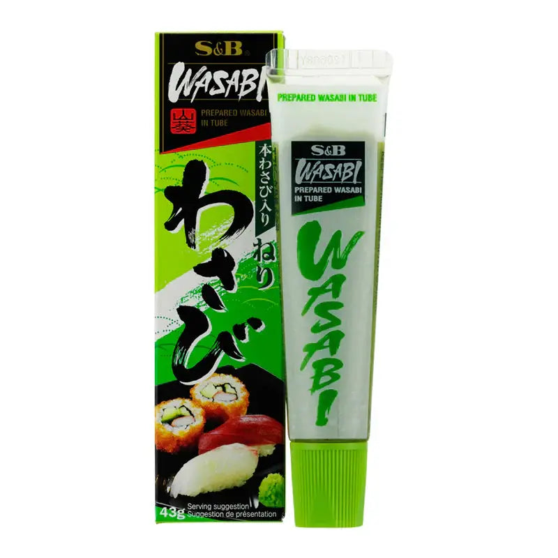 S+B Japan Wasabi paste in tube 43 g - Oishii Asian Mart
