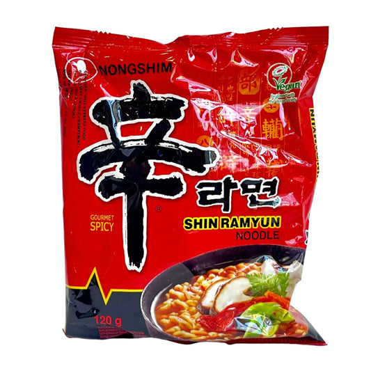 Instant Noodles Red Shin Ramyun 120g - Oishii Asian Mart