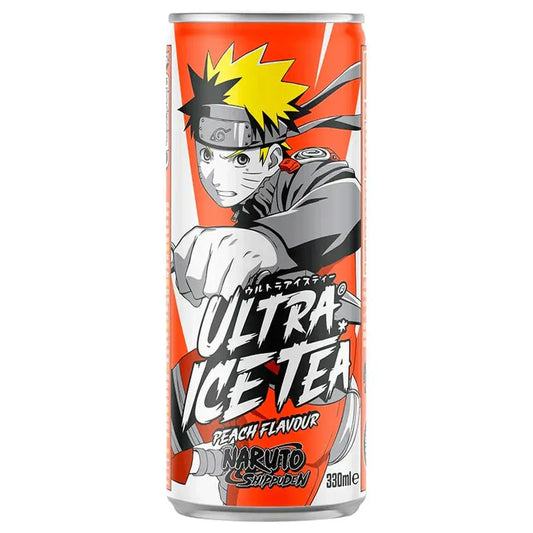 ULTRA ICE TEA Naruto Peach Flavor 330 ml ULTRA ICE TEA
