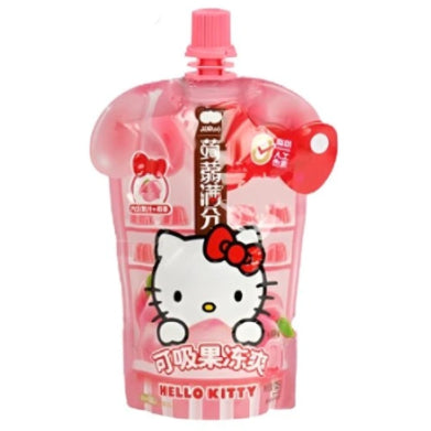YJPZ Hello Kitty Peach Konjac Jelly 125g/ Hello Kitty persiku konjaka želeja 125 g Oishii Asian Mart