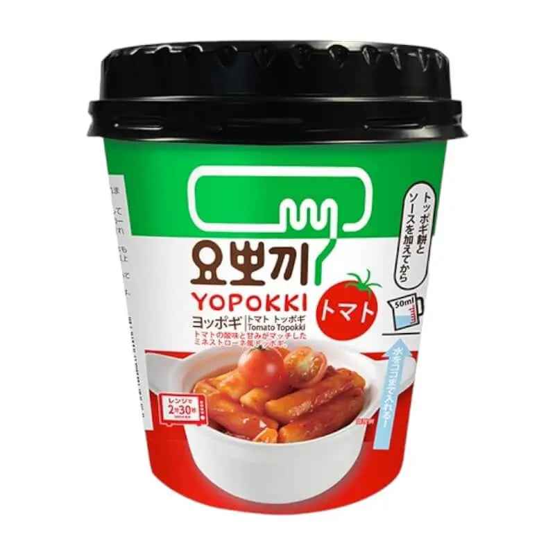 YOPOKKI Tomato Rice cake Cup 120g/ YOPOKKI tomātu rīsu kūka krūzītē 120g (Koreja)