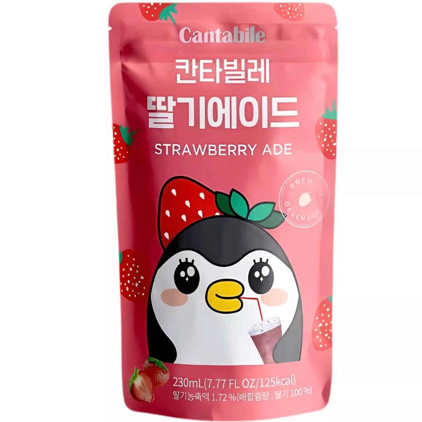 CANTABILE Strawberry Ade 230ml/ CANTABILE zemeņu ade 230ml