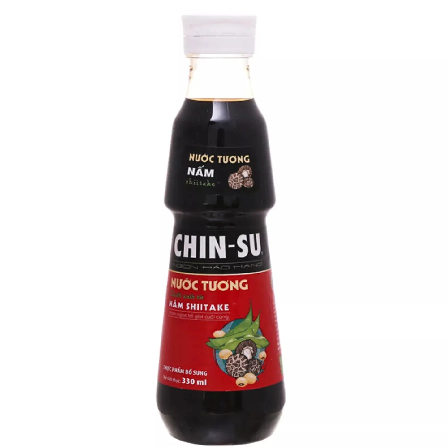 CHINSU Soy Sauce Shitake Mushroom Flavour 330ml Chinsu