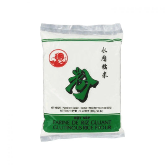 COCK BRAND Glutinous Rice Flour/ COCK Lipīgo rīsu milti 400g - Oishii Asian Mart