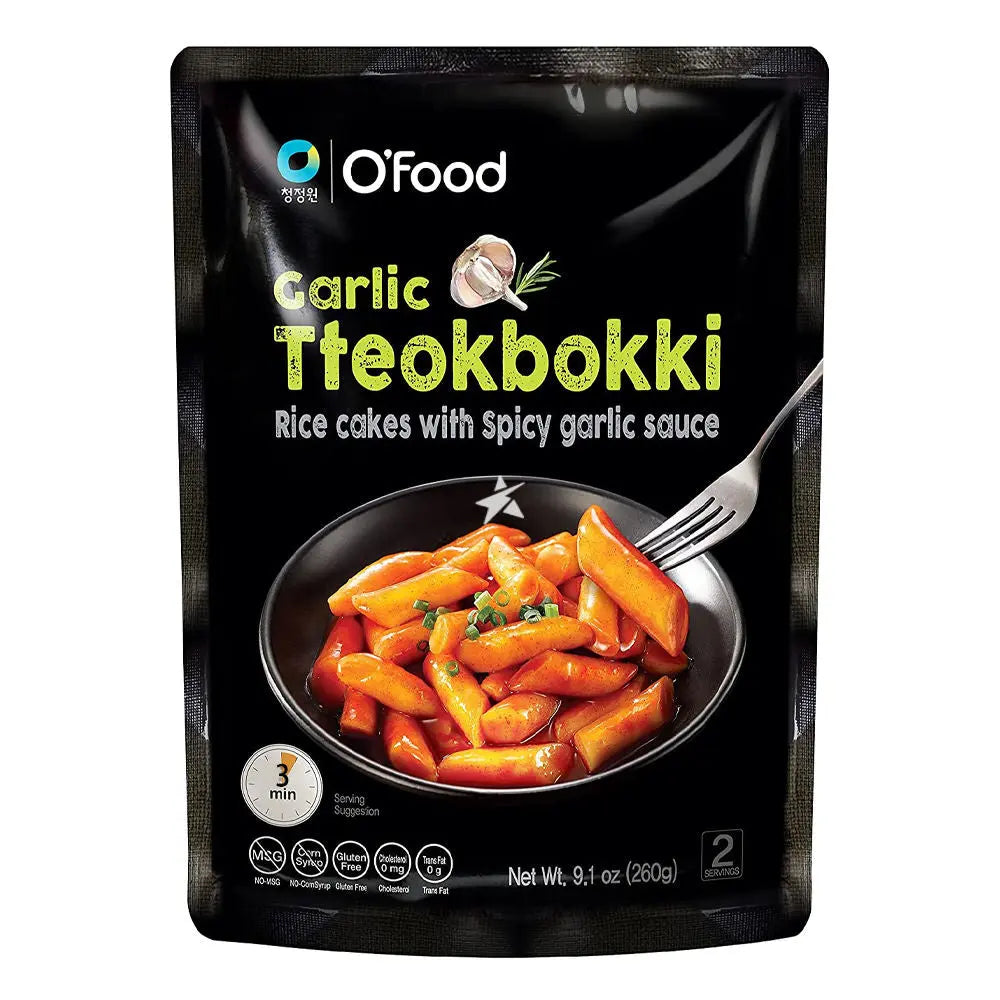 O'FOOD Garlic Tteokbokki/ O'FOOD Ķiploku Tteokbokki Oishii Asian Mart