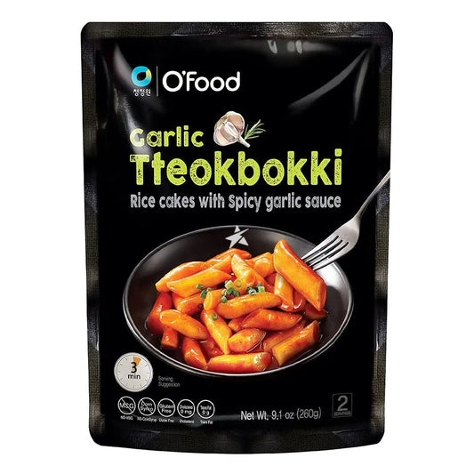 O'FOOD Garlic Tteokbokki/ O'FOOD Ķiploku Tteokbokki Oishii Asian Mart