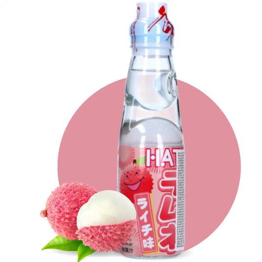 Hatakosen Ramune Lychee 200ml/ Hatakosen Ramune Liči 200ml (JAPĀNA) Hatakosen