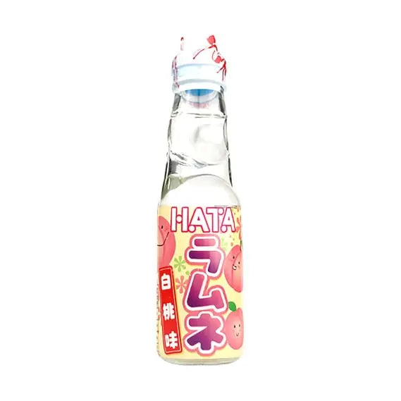 Hatakosen Ramune White Peach 200ml/ Hatakosen Ramune Persiks 200ml (JAPĀNA) Hatakosen