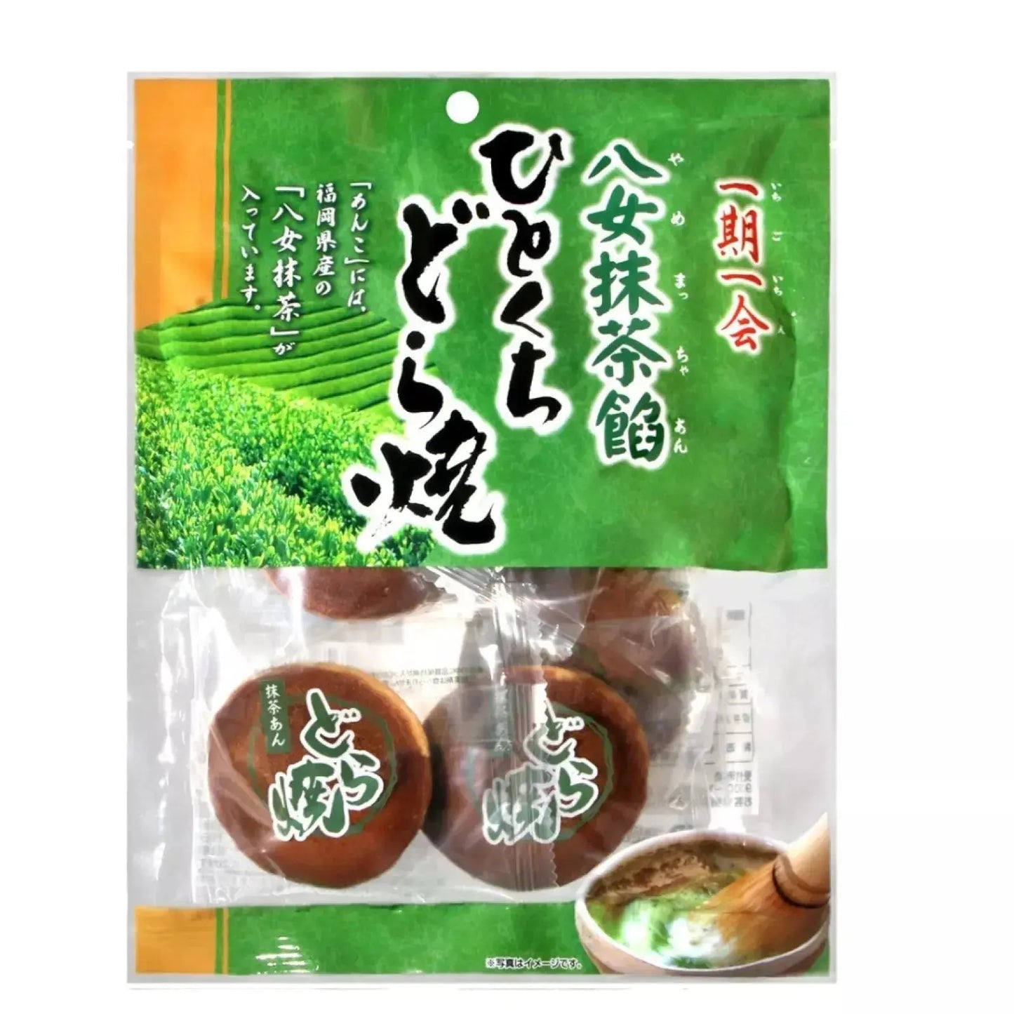 ICHIEIFOODS Dorayaki Matcha & Bean 115g JP ICHIEIFOODS