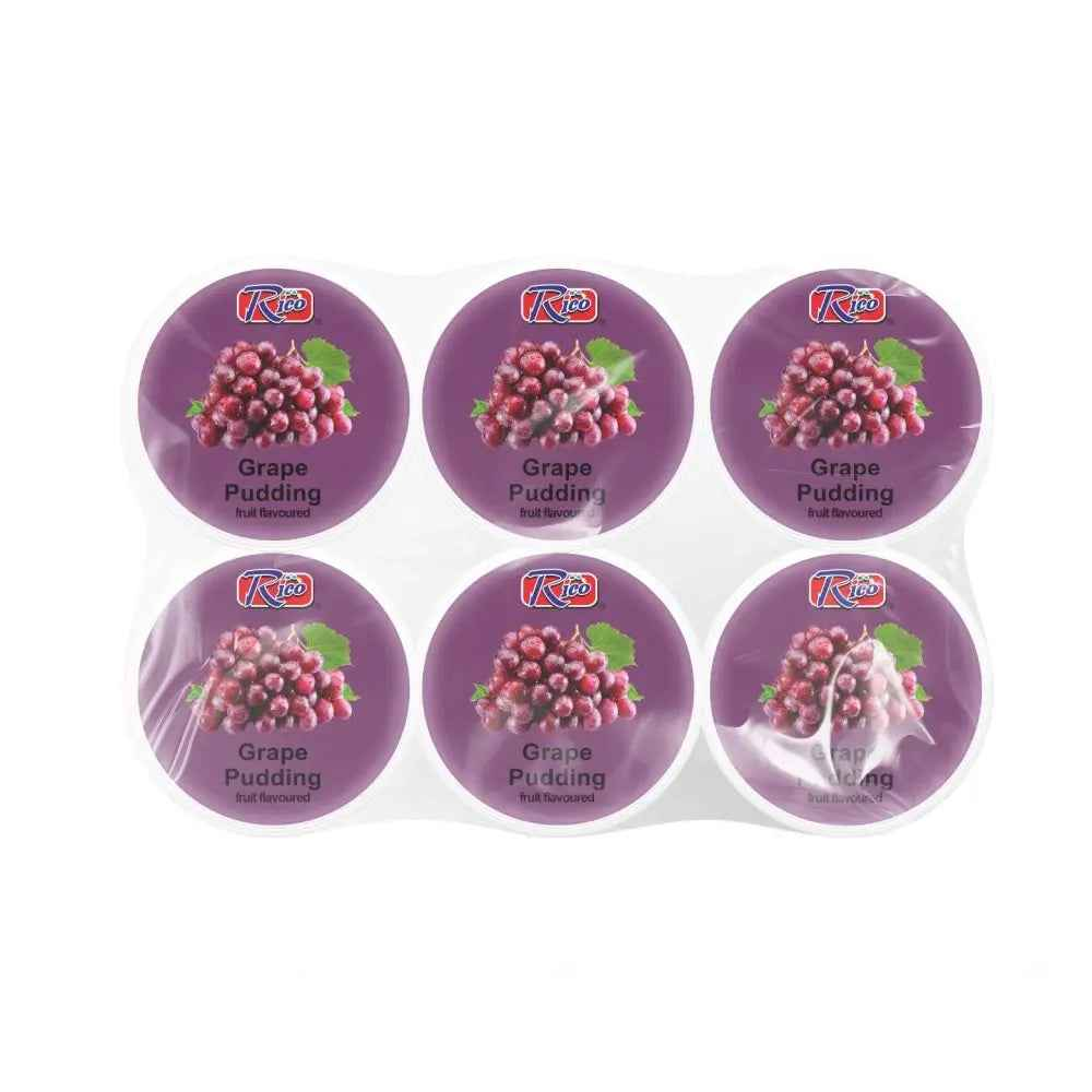 Rico Vīnogu Pudiņš ar Nata de Coco 6×65g