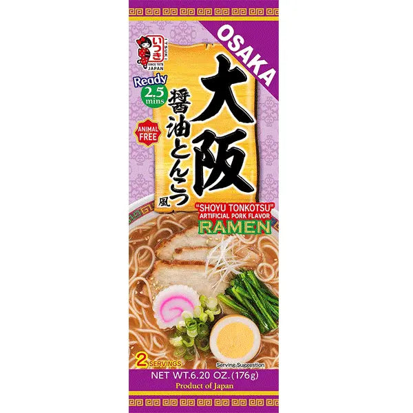 Itsuki Ramen Osaka Shoyu Tonkotsu 176g/ Itsuki Ramens Osaka Shoyu Tonkotsu - Oishii Asian Mart