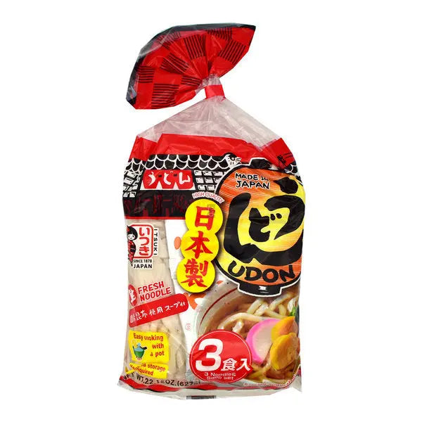 JP ITSUKI Udon Noodle (3 servings)/ JP ITSUKI Udon Noodle (3 porcijas) Oishii Asian Mart