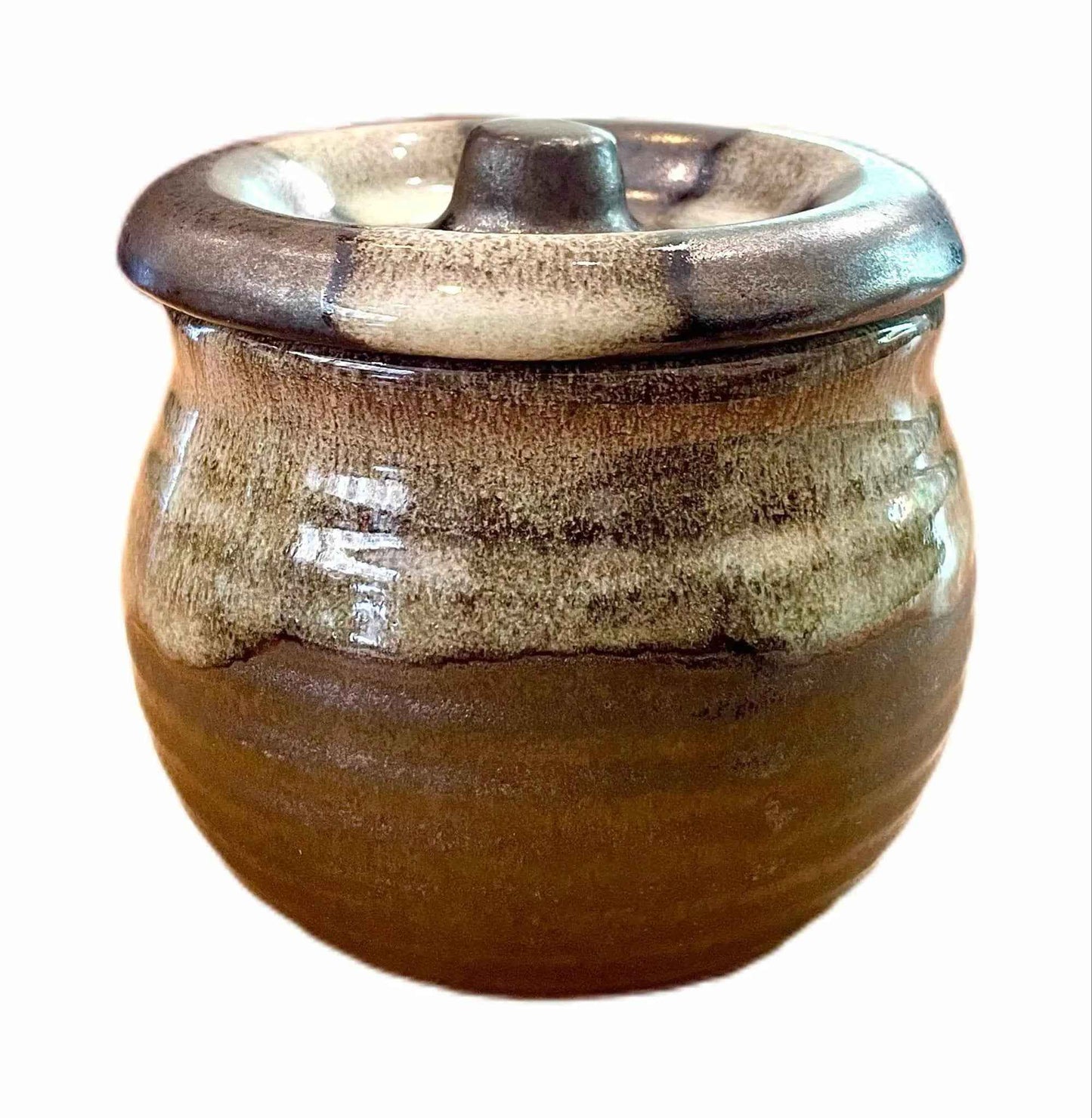 Ceramic kimchi bowl with lid/ Keramikas kimchi bļoda ar vāku