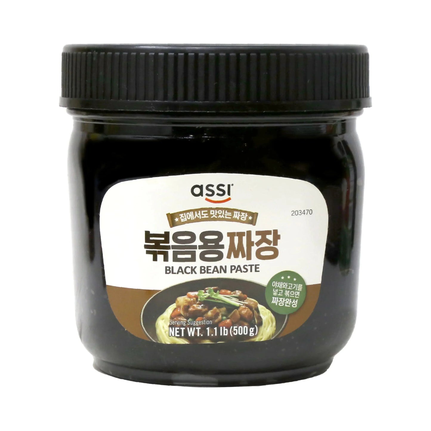 ASSI Black Bean Paste 500G/ ASSI Melno pupiņu pasta 500G - Oishii Asian Mart