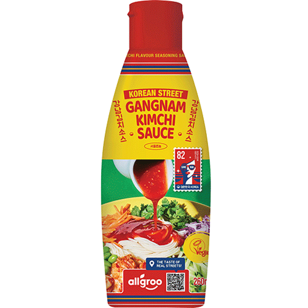 KOREAN STREET Gangnam Kimchi Sauce/ KORIJAS IELAS Gangnam Kimchi mērce - Oishii Asian Mart