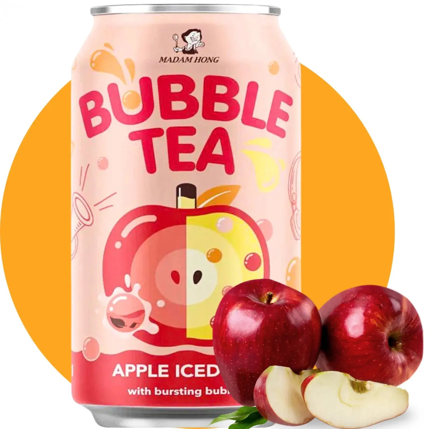 LADY BOBA Apple Iced Tea Bursting Bubble 320ml Madam Hong