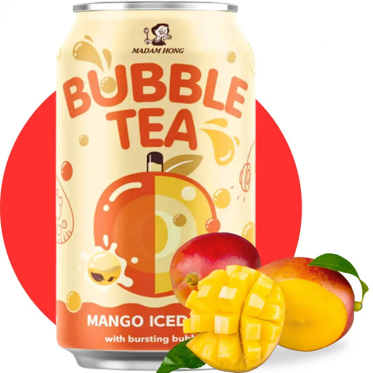 LADY BOBA Mango Iced Tea Bursting Bubble 320ml Madam Hong