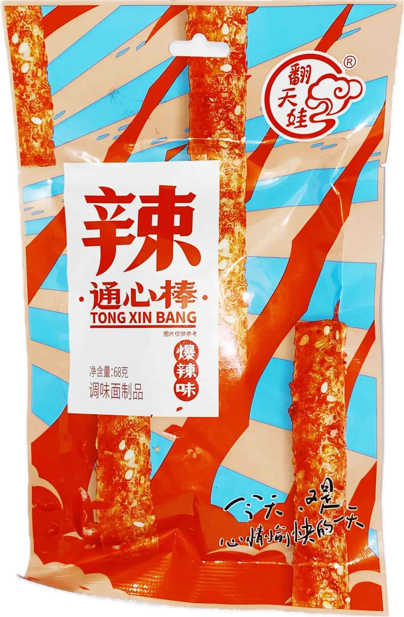 FTW Latiao Hot and Spicy 68g/ FTW Latiao ass un pikants 68g