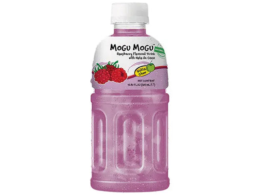 Mogu Mogu Raspberry 320ml/ Mogu Mogu Aveņu 320ml - Oishii Asian Mart