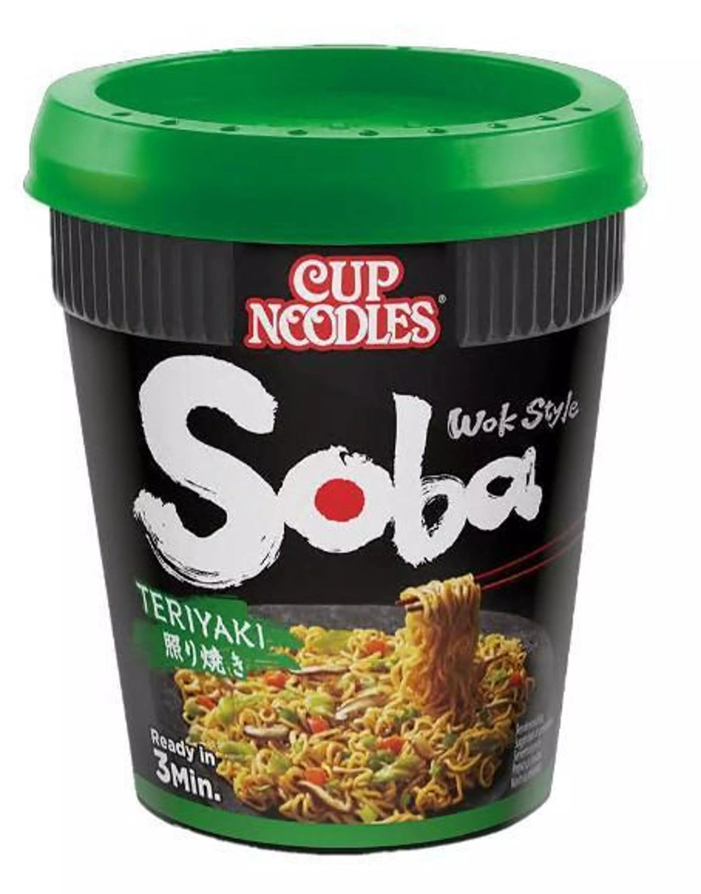 CUP NOODLES Soba Teriyaki Flavour/ CUP NOODLES Soba Teriyaki garša - Oishii Asian Mart