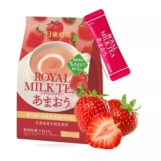 JP NITTO Royal Tea Strawberry 112g - Oishii Asian Mart