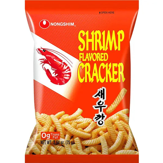 NONGSHIM Rice Cracker Shrimp/ NONGSHIM garneļu rīsu krekeri - Oishii Asian Mart