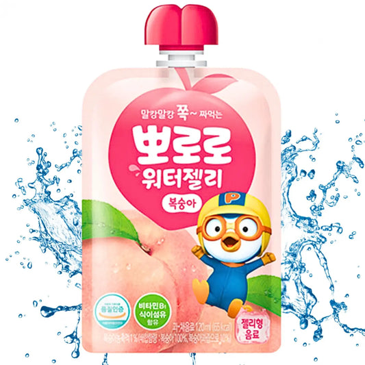 PALDO Pororo Water Jelly Peach Flavor 120ml KR PALDO